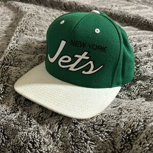 Brand new, never worn Mitchell & Ness SnapBack Jets Hat